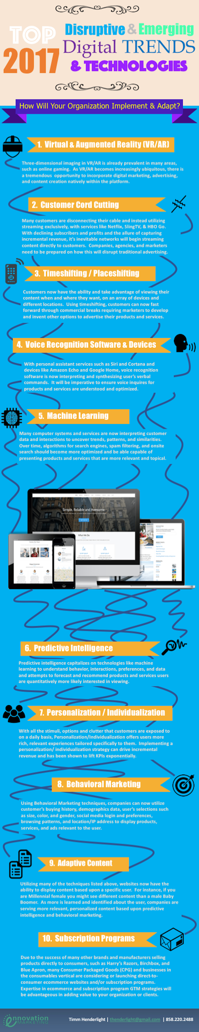 Top 2017 Disruptive and Emerging Trends and Technologies - ennovation Marketing